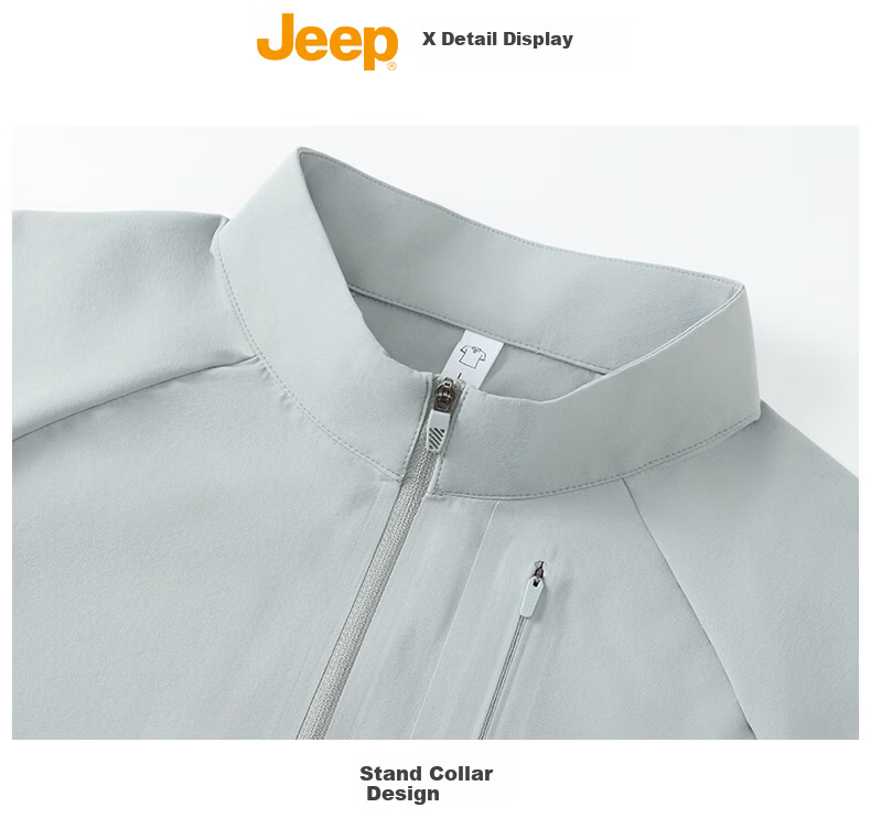 JEEP Men's Short-Sleeve Ice-Cool Polo Shirt, Summer Sports Quick-Dry T-Shirt, Father's Day Gift, Beige, 3XL 21