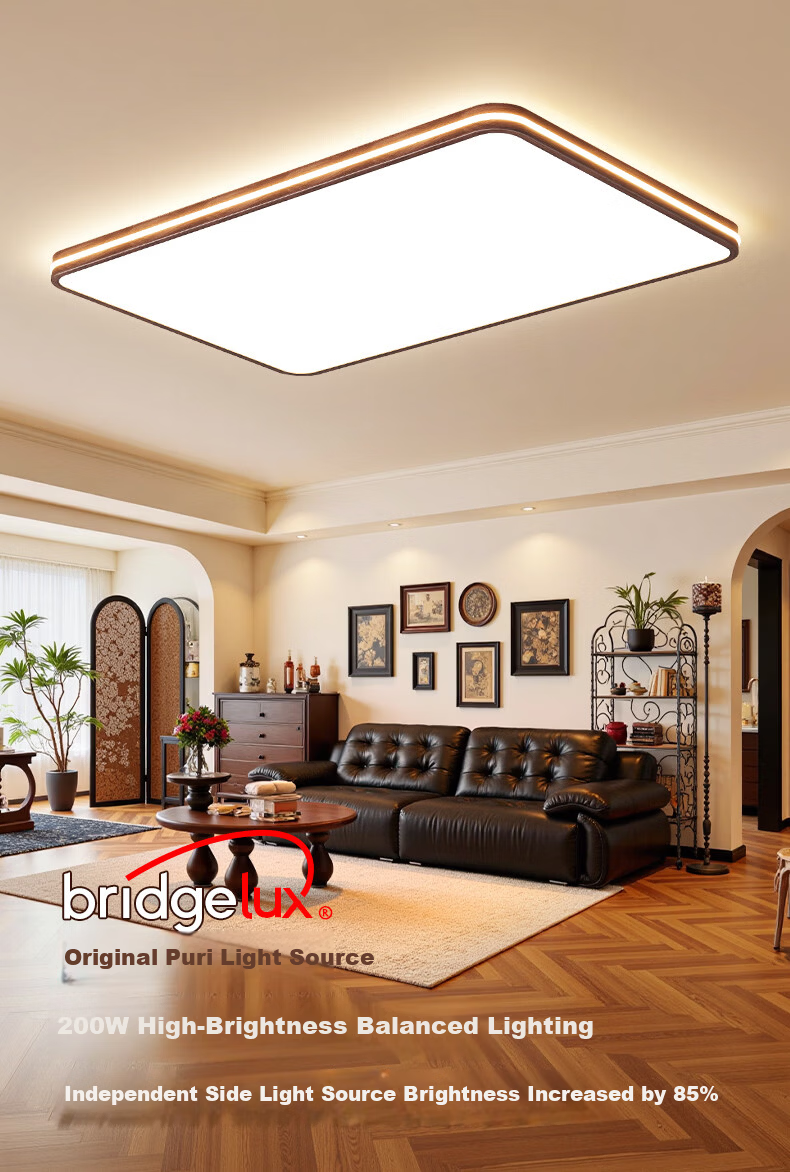 HP Bedroom Ceiling Light Pure Eye Protection Vintage Style High Brightness Children's Room Zhongshan Lighting Zhenzhiguang with Installation 2