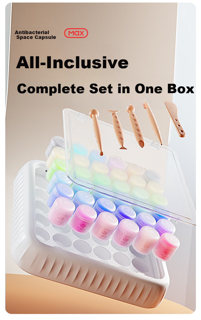 Floating Large Flat Ultra-Light Clay 36 Colors Non-Toxic Odorless Clay Educational Handmade Toy Children's Day Gift 9