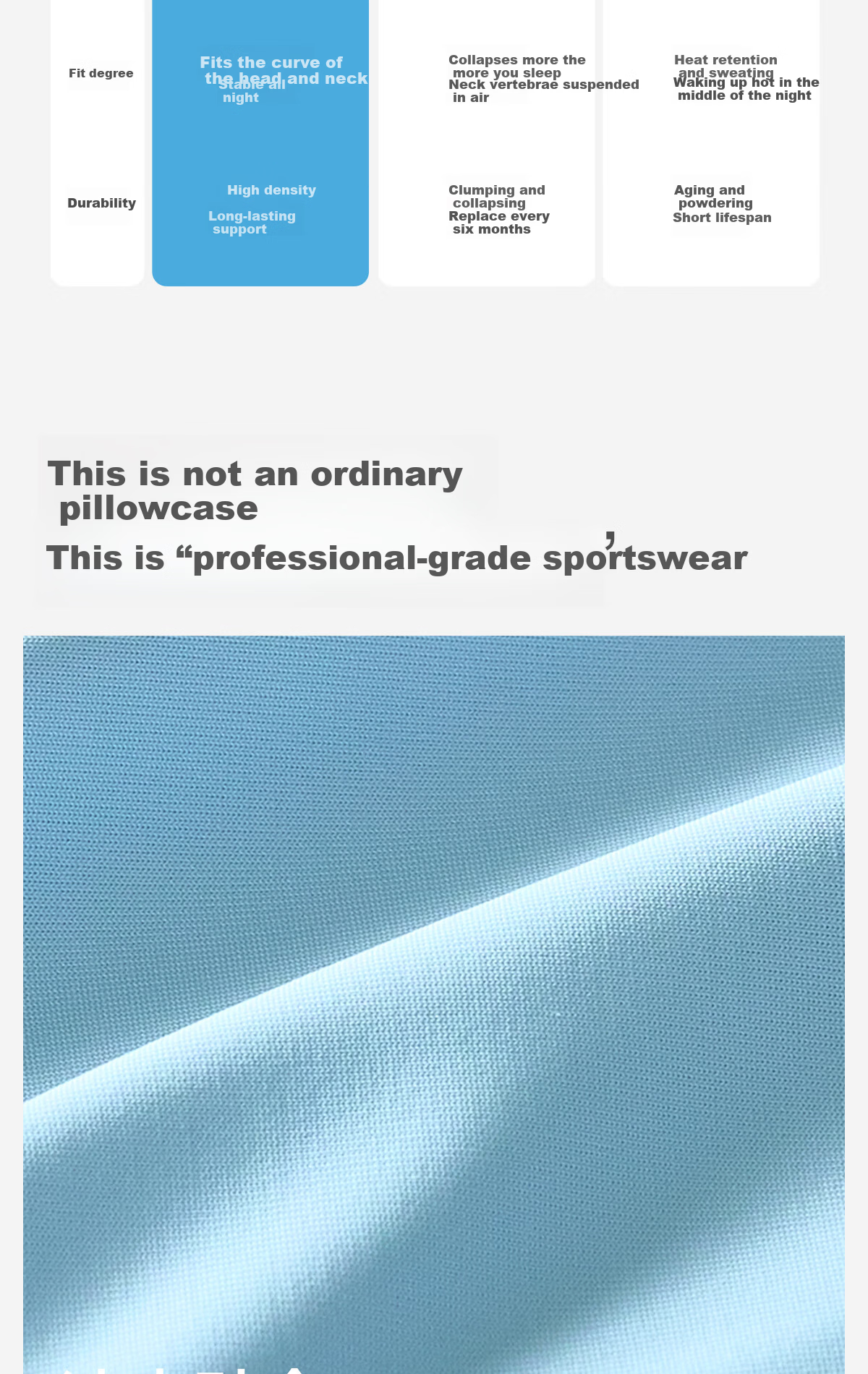 MLILY Mili Neck Support Pillow Adult Sleep Aid Deep Sleep Memory Foam Pillow Student Dormitory Single Use Pillow Core 14