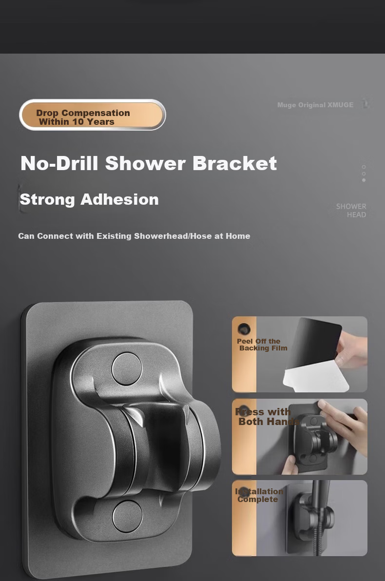 MUGE Stainless Steel Filter High-Pressure Shower Head Universal Strong Pressure Handheld Shower Sprayer 12