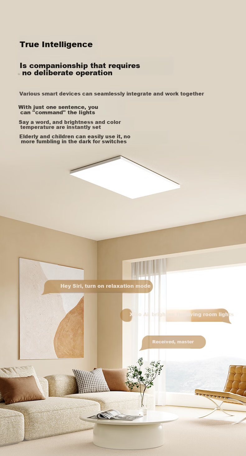 Lipro Eye Protection Ceiling Light Full Spectrum Smart Bedroom Light Whole House Living Room Light E2S Series New National Standard 10