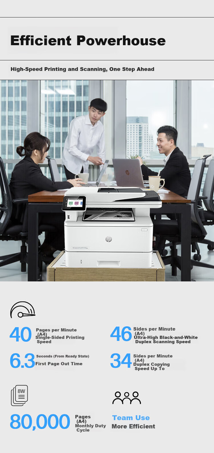 HP 3388sdw Color Laser Multifunction Printer Duplex Printing Continuous Copying Scanning All-in-One Smart Device 3
