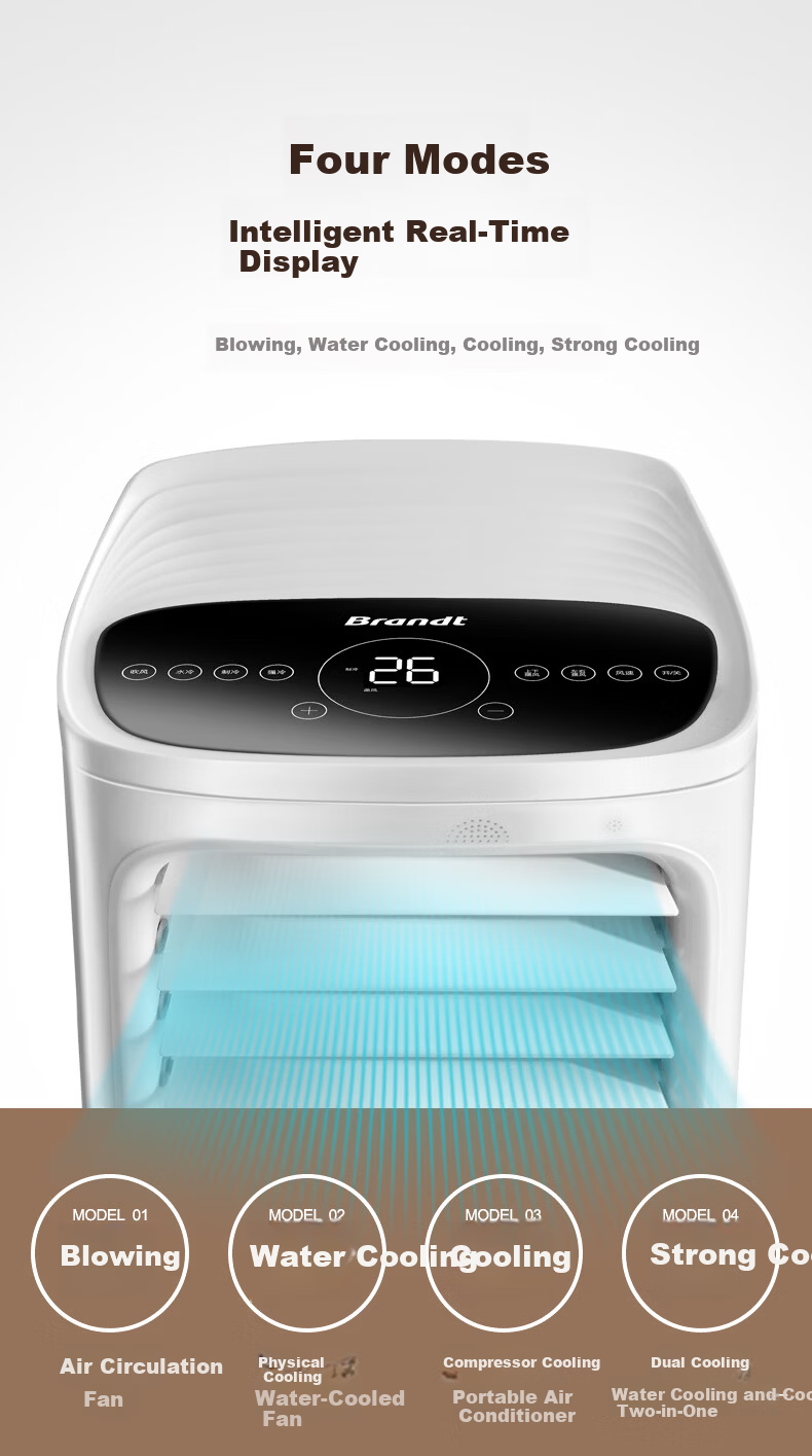 Bailang Kitchen Air Cooler Single Cold Integrated Portable Air Conditioner Ductless No Installation No Outdoor Unit Floor Standing Kitchen Air Conditioner for Home Living Room Balcony 22