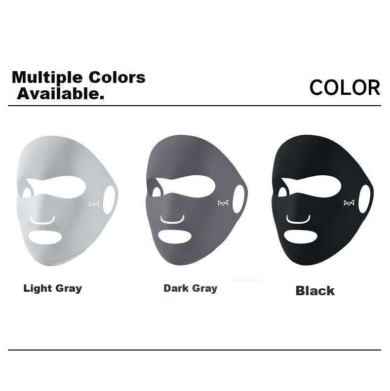 Miiow Full Face Sunscreen Mask for Women UV Protection Summer Sports Breathable Running Sunshade Face Bikini with Mouth and Nose Coverage 12