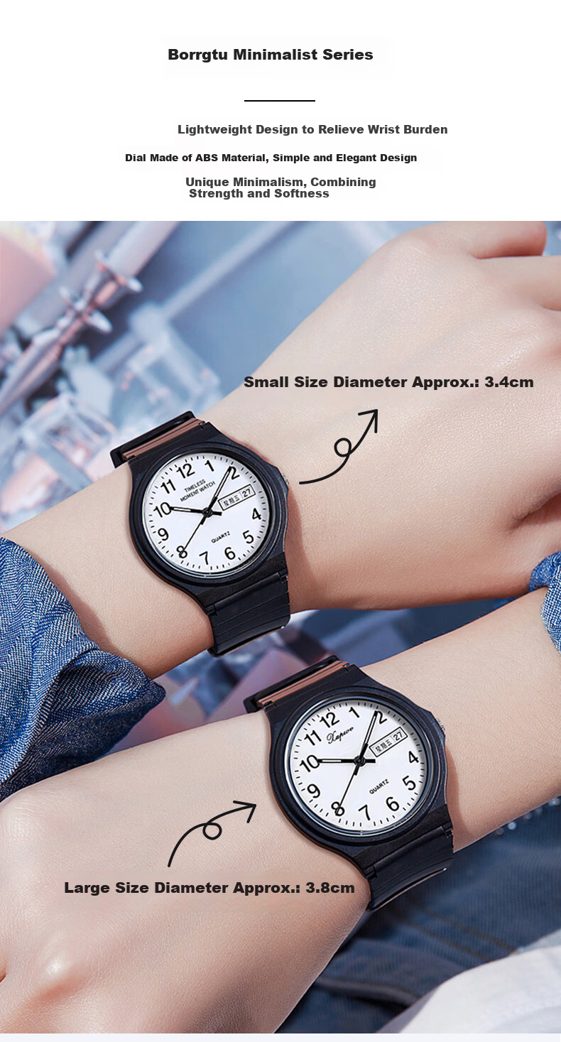 Light Shadow Moment Student Trendy Boys Children's Watch Luminous Dual Display Analog Quartz Exam Wristwatch for Teens 10