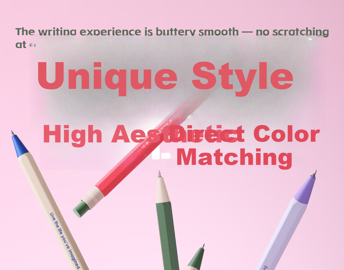 Never Hexagonal Metal Pen Magnetic Gift Box Premium Business Signature Pen Industrial Style Quick-Dry Gel Pen Spring Fruit [Metal Pen*1 + Refill*1] 19