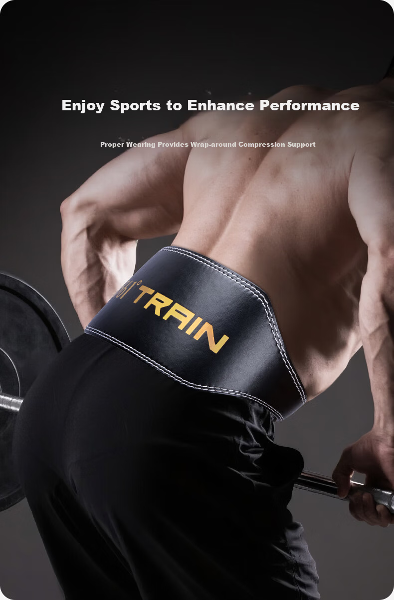 361° Fitness Belt Men Deadlift Squat Strength Training Weightlifting Protective Belt Size M 7