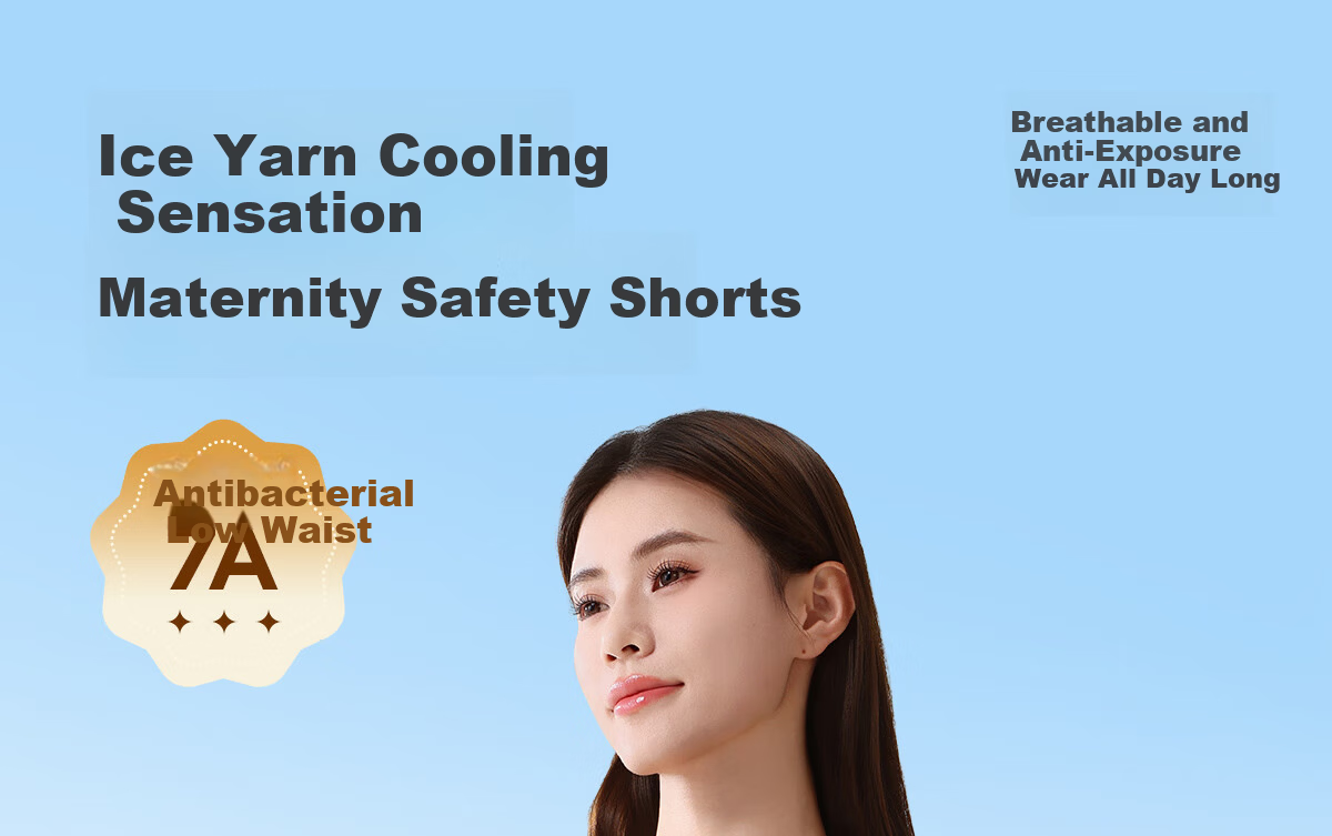 JOYNCLEON Maternity Safety Leggings Anti-Exposure Ice Silk High Waist Spring Summer Outerwear Skin Color L Jyk177099 1