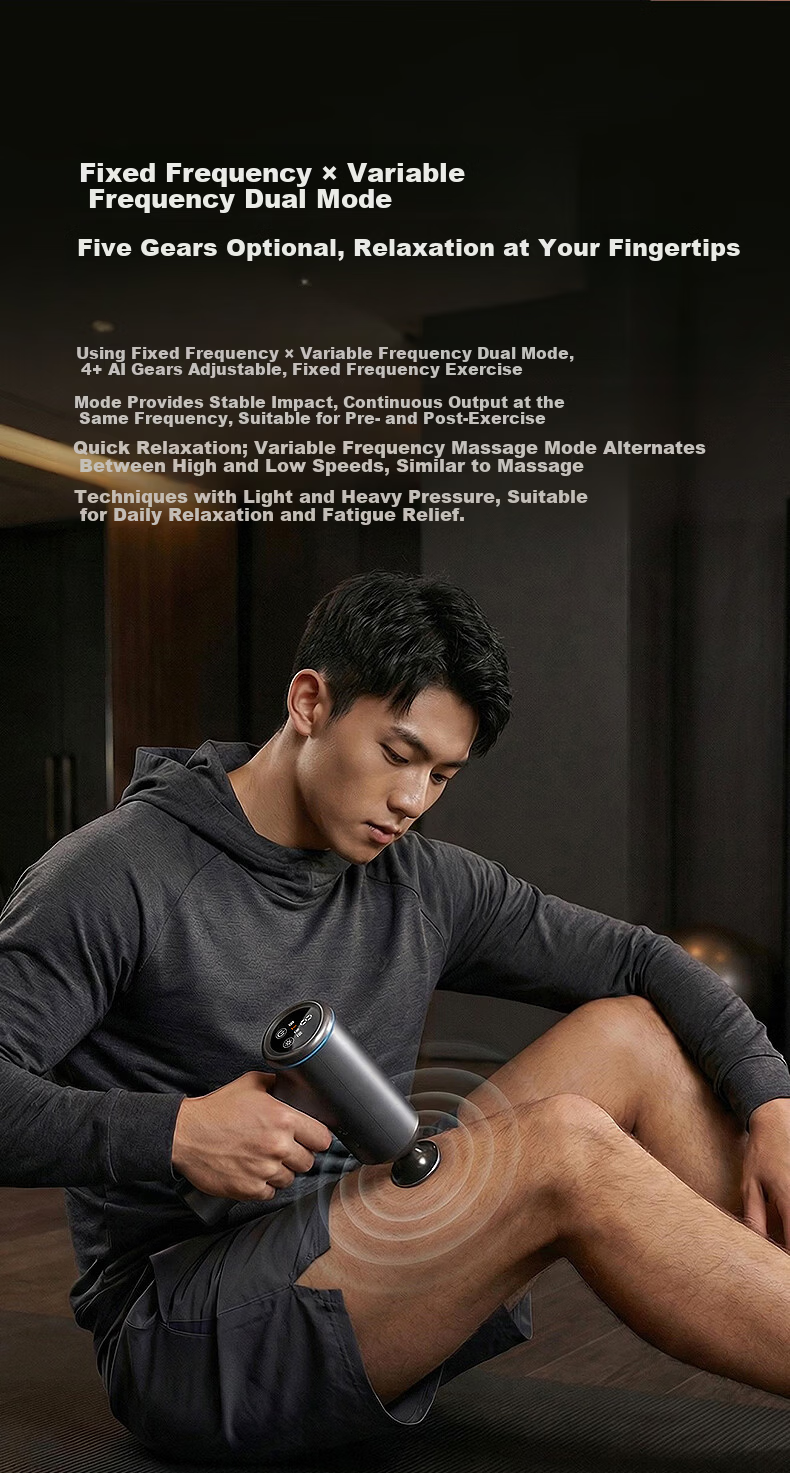 Yun Kang Bao Fascia Gun Muscle Massager Silent Professional Heat Therapy Fitness Massager Shoulder Neck Waist Back Full Body Muscle Massager Gift Recommended for Men and Women 8