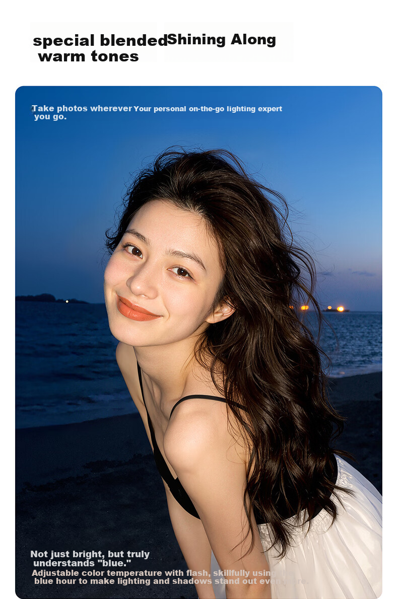 Ulanzi M02 Mini Magnetic Phone Fill Light Universal Live Streaming Soft Beauty Light Selfie Portrait Makeup Ambient Light 6