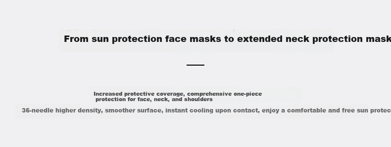 MISSION UV Ice Silk Sunscreen Face Mask Men's Cycling Summer UV Protection Neck Cover Full Face Breathable Sun Protection Mask 1