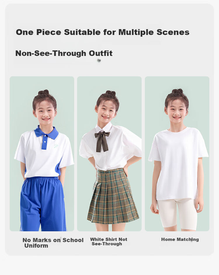 Ordifen Girls' Stage 1 Children's Underwear 6-12 Years Old Early Development Girls' Primary School Sports Vest Thin Bra 13