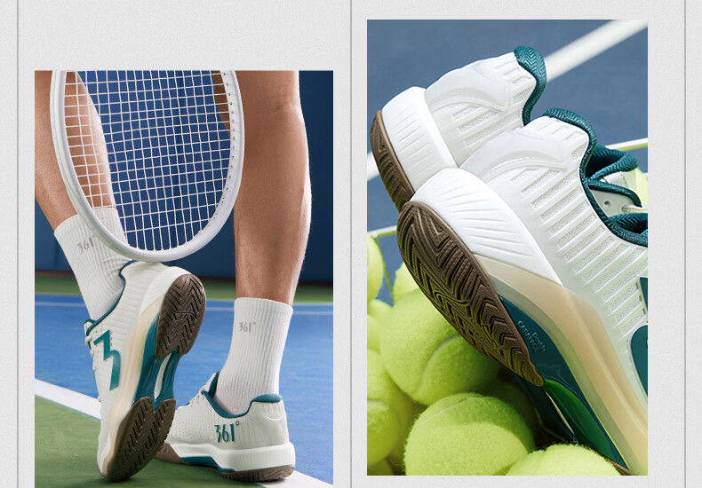 361° Stable Grip Tennis Shoes Men Summer Breathable Badminton Shoes Women Sports Non-Slip Wear-Resistant Couple 672634401-12 4
