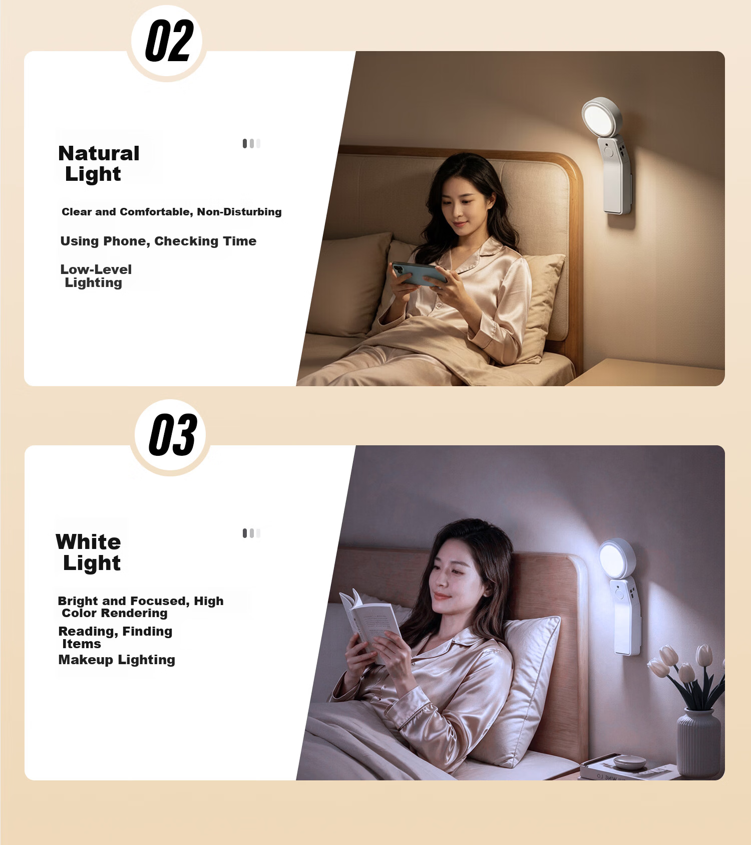 Heart LocK Rechargeable Small Desk Lamp Eye Protection Study Dorm Bedroom Bedside Reading Lamp Student Desk Office Night Light 7