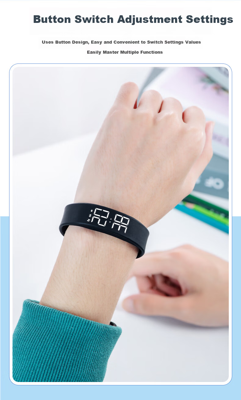 Koshi Student Dedicated Junior High School Wake-up Alarm Vibration Children's Wristband Smartwatch for Middle and High School Girls Time Display 4