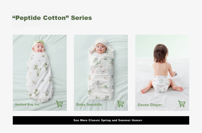 Betis Diaper Baby Gauze Integrated Fixing Belt Pants Pocket Baby Urine Guard Cloth Diaper Size L for 10-15 lbs 4-Pack 1