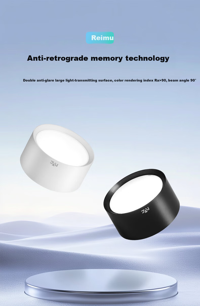 NVC Surface Mounted LED Downlight Round Anti-Glare Fog Corridor Ceiling Spotlight [Surface Mounted] Lingmeng Downlight - White - 15W Cool White 1