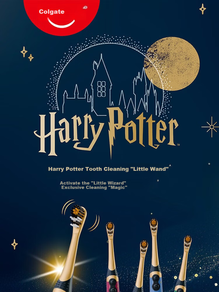 Colgate Harry Potter Ravenclaw Kids Electric Toothbrush for Ages 3-12 Birthday Gift Family Pack 520 Gift 1