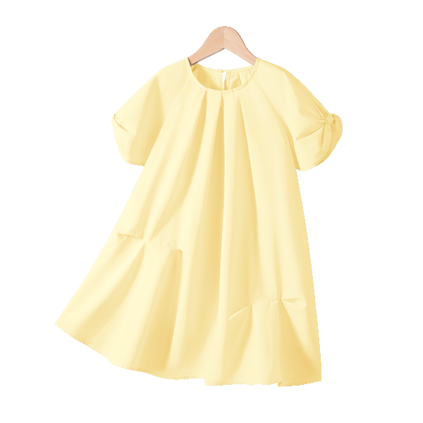 Disney Kids Cute Girls Dress 2026 Summer New Forest Style Princess Cartoon Cotton Children's Dress