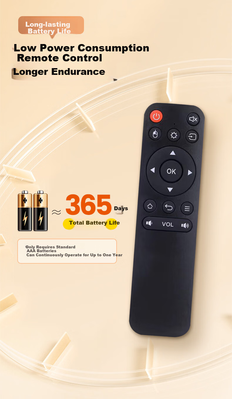 HONGXINDA Bluetooth Voice Remote Control for XGIMI Projector H1/H2/H3/Z4X/Z6X/Z8X/CC Universal Screenless TV Set-Top Box Remote Control 8