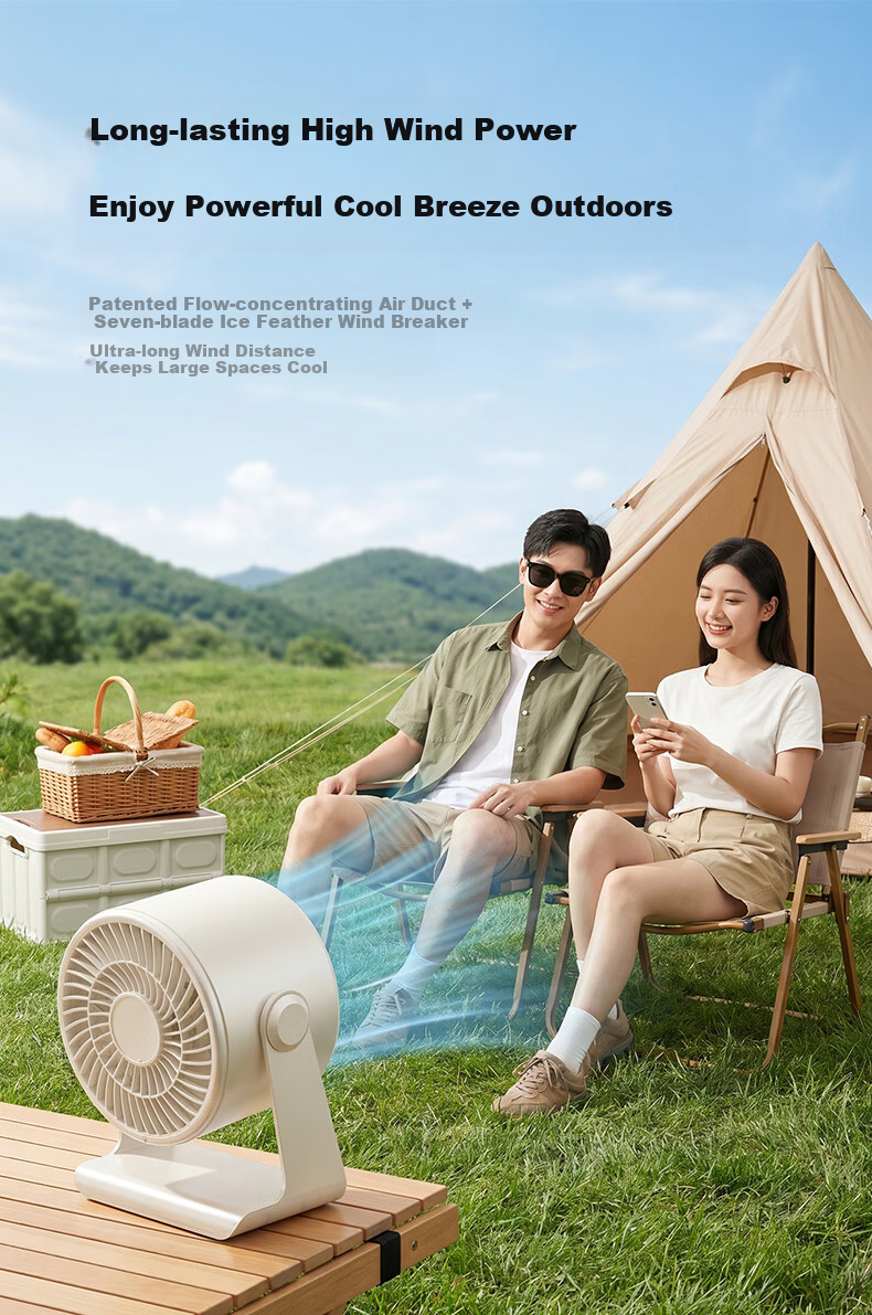 DIAMOND 26 New Model Wireless Wall and Table Fan USB Multi-Purpose Small Fan for Kitchen Office Dormitory Outdoor Long Battery Life XR 10