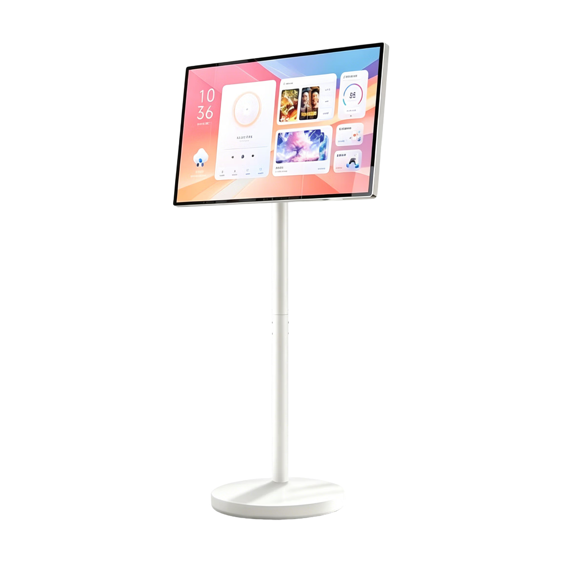 Behind Hero 10-32 Inch Movable Monitor Stand Mobile Floor Stand TV Stand Girlfriend Machine Flexible Screen TV Fitness Casting Large Tablet Universal 360° Rotation