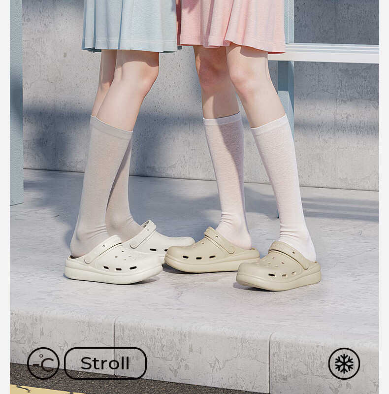 Puxi Cloud Hollow Shoes Women's Summer Outdoor 2026 New Breathable Soft Sole Sandals Unisex Light Sand Color Size 35-36 3