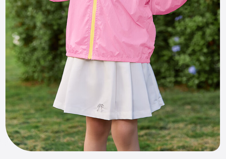JELLYBABY Sun Protection Outdoor Windproof Pure Cotton Hooded Jacket 2026 New Summer Unisex Kids Sun Protection Coat Versatile for Middle Childhood 4