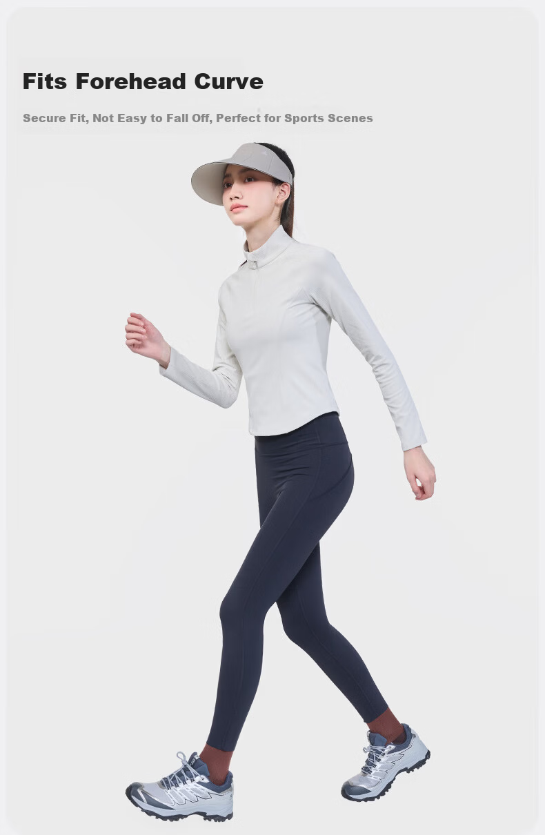 MISSION UV Sunscreen Hat Women Sunshade Hat Sun Hat Open-Top Hat Summer Sports Running UV Protection Seamless Integrated Hat for Women 3