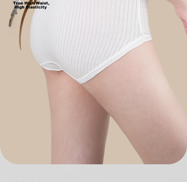 Junri Disposable Women's Underwear Milk Silk 10A Grade HPV Resistant Sterile Travel Portable Wash-Free Breathable Comfortable Underwear 10 Pieces 7