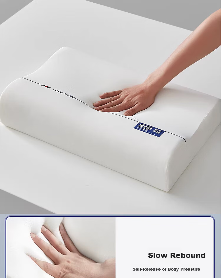 Yalu Deep Sleep Memory Foam Pillow Zero Pressure Slow Rebound Neck Support Sleep Aid Adult White 35*55cm 7