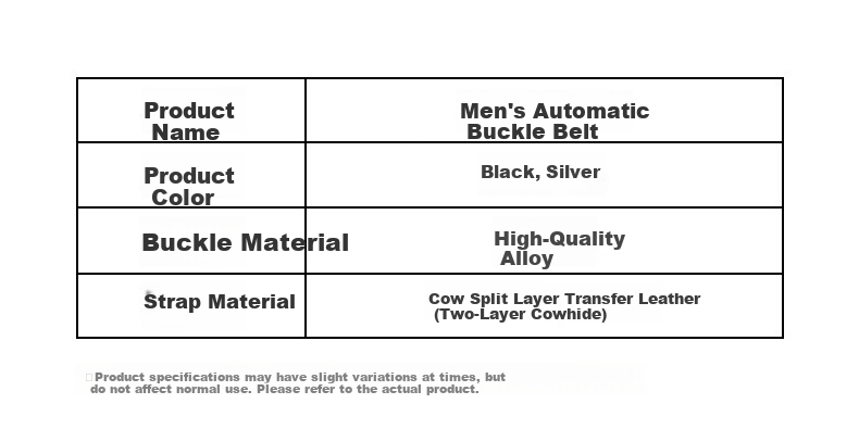 CARTELO "Fortune Turn" Men's Business Casual Genuine Leather Automatic Buckle Belt Gift for Boyfriend Husband Father 7