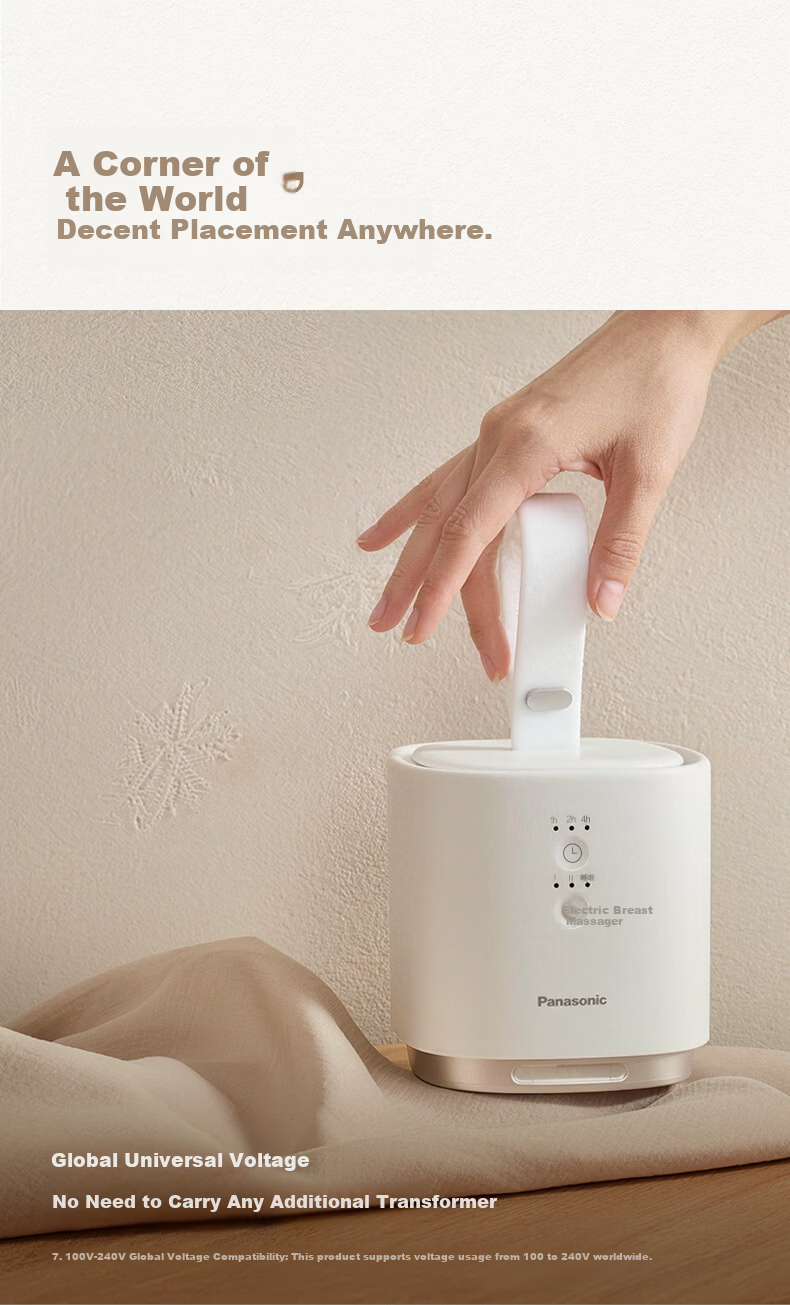 Panasonic Portable Clothes Dryer 2026 Latest Mini Travel Home Use Small Compact Sterilization Mite Removal Soft Light White 14