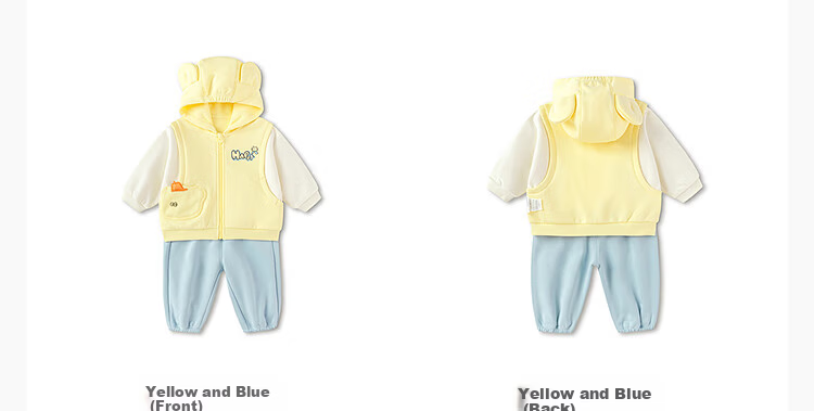 Balabala [balaOne] Kids Clothing Children's Set Boys and Girls 2026 Spring 2-Piece Faux Two-Piece Set 9