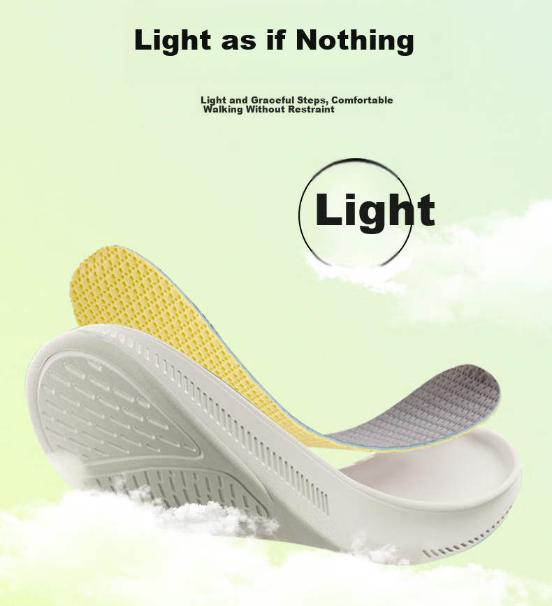 Footprint Tribe Thin Insoles Barefoot Magic Spring Summer Men's Sweat-Absorbing Breathable Odor-Resistant Non-Stuffy Women's Non-Slip Size 43-44 9