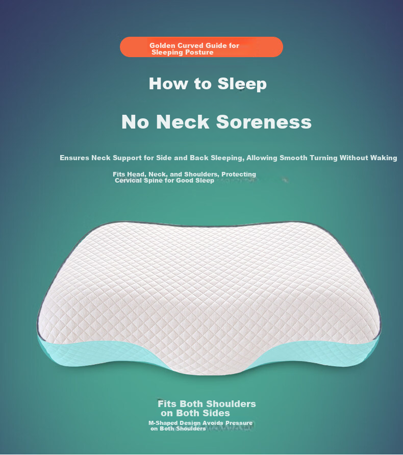 J.Sir Student Pillow for Ages 6-12, Spine Protection, Class A, Children's and Youth Dormitory Cervical Pillow, All-Season Universal 6