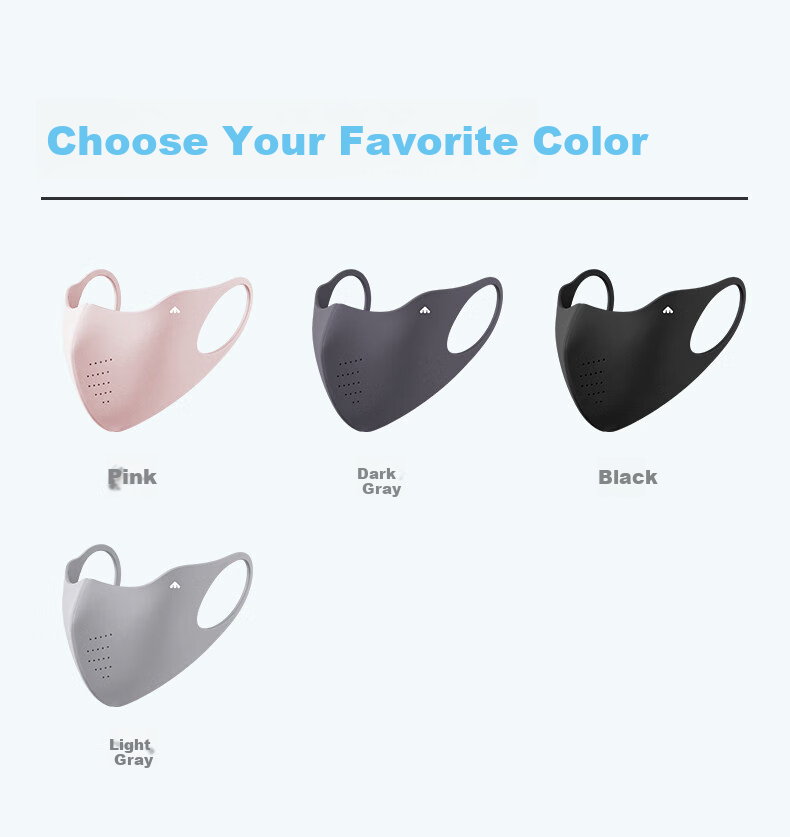 Meilicheng Summer Thin Sunscreen Mask Unisex UV Protection Ice Cooling Slimming Stylish Face Cover 11
