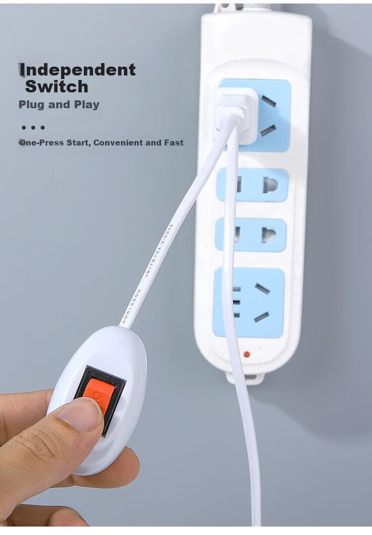 Yunzhizhuo E27 Screw Socket Lamp Holder with Switch and Plug Extension Cord Hanging Pendant LED Bulb Holder 5m Cable (Actual Length 4.1m) 7
