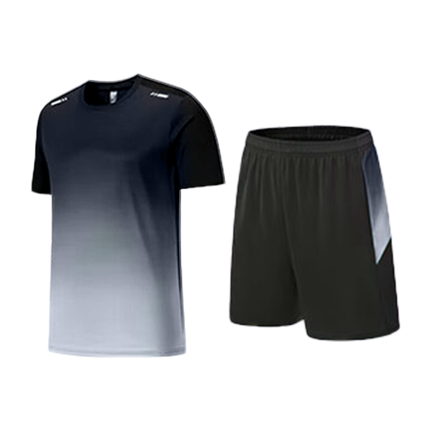VICTORIATOURIST Sports Set for Men And Women, Indoor Fitness Wear, Quick-Dry Short-Sleeve T-Shirt, Badminton And Basketball Training Shorts, Running Gear