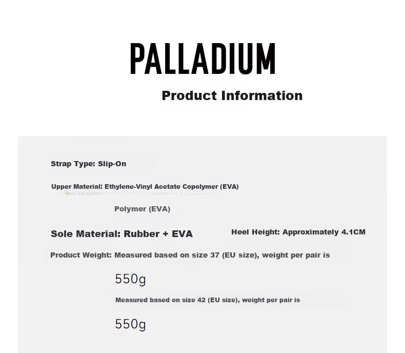 PALLADIUM New Couple's Ventilated Venom Sandals Creek Shoes Slip-On Beach Shoes Off-White Size 40 11