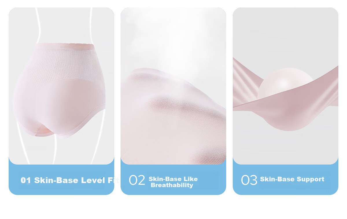 JOYNCLEON Maternity High-Waist Seamless Pregnancy Underwear 3-Pack XL Jnk198359 4