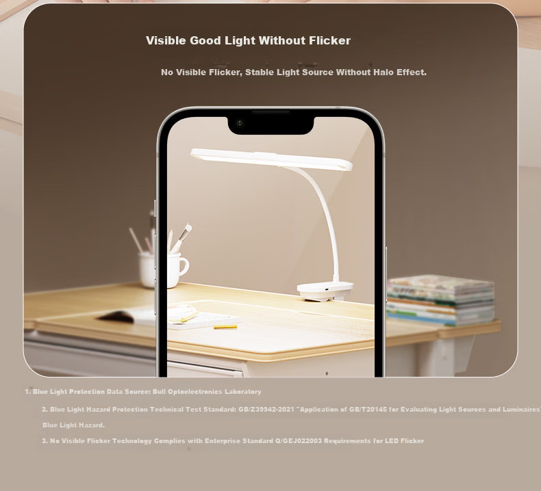 Bull Clip-On Eye Protection Desk Lamp Adjustable Clip Light Bedside Reading Lamp for Students Dormitory Multi-Scene Use 12
