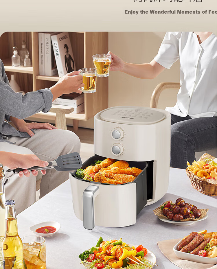 Joyoung Air Fryer Household Smart Multifunctional Steam Oven Combo Oil-Free Fryer 6L French Fries Machine KL-J63A 13