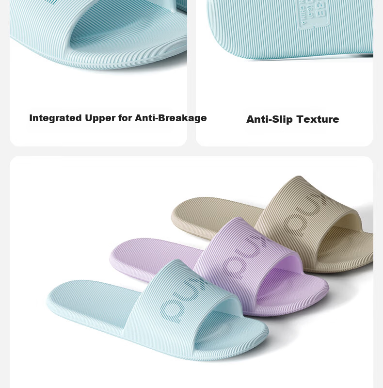 Puxi Stackable Foldable Slippers for Women, Lightweight Portable Travel Gym Shower Non-Slip Home Slippers for Men 13