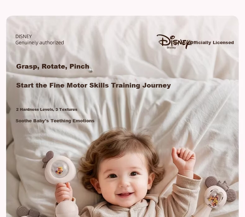 Disney Newborn Welcome Gift Box Baby Rattle Toy Soothing 0-12 Months Infant Month Celebration Children's Day Gift 18