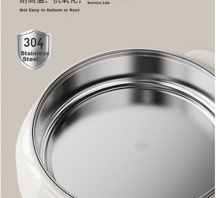 Joyoung JK30-GK339 Household Grill Pan 304 Stainless Steel Non-Coated Inner Pot Breakfast Maker Deepened Body Electric Griddle Multi-Function Electric Frying Pan 5