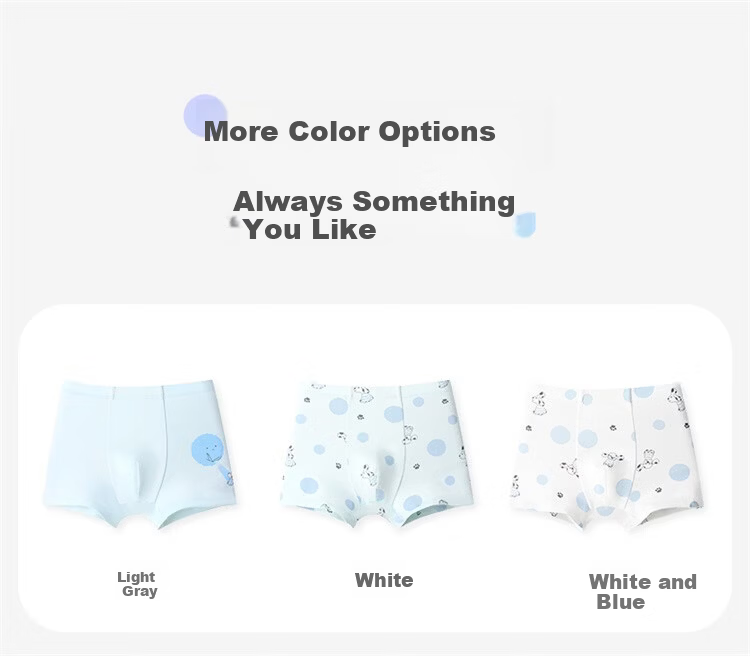 Jiusuiban 7A Antibacterial Boys' Children's Underwear Silk Crotch Cartoon Boxer Briefs Cotton High Elastic Sports Shorts for Toddlers and Kids 8