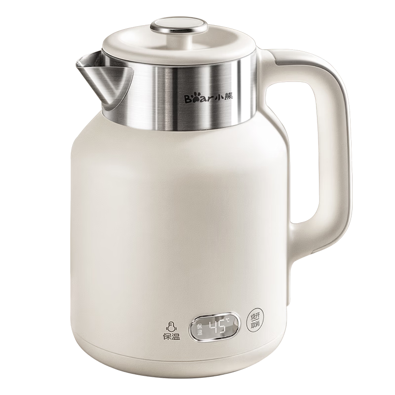 Bear 1.5L Electric Kettle with 316L Stainless Steel Seamless Inner Liner, Multi-Temperature Keep Warm, Home Use ZDH-L15M5 (Price Protection 618)