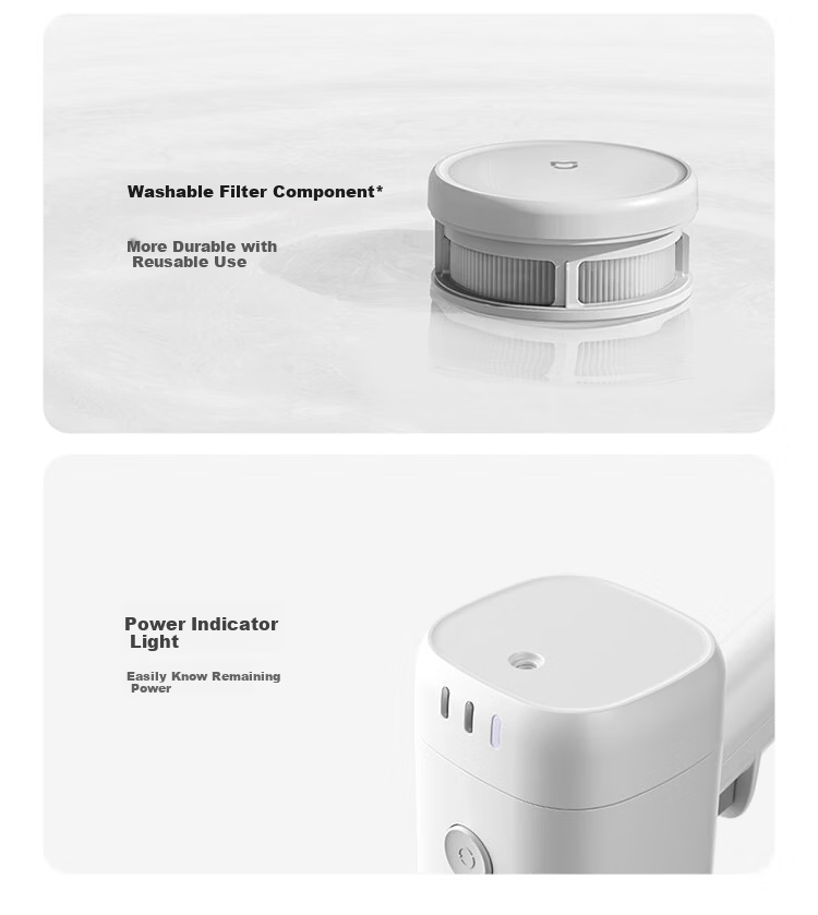 Mijia Xiaomi Vacuum Cleaner 4C 180° Blue Light Dust Detection 170AW Strong Suction Wireless Home Vacuum Cleaner Self-Emptying Anti-Tangle 29